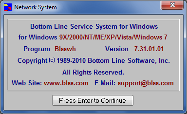 Bottom Line Version 7.31